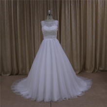 Crystal Beaded Real Sample Wedding Dress