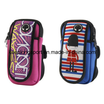 Full Colors Printing Fashion Neoprene Armband Phone Case