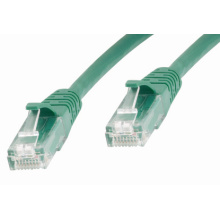 Cat5e 24awg U/UTP 20m green PVC jacket copper/cca patch cord