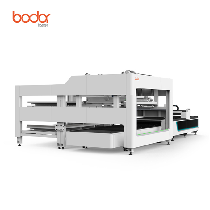 Automatic exchange platforms laser cutter