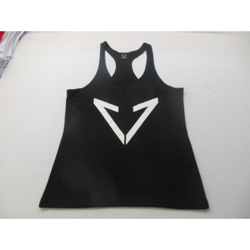 Y Back Tank Tops para homens 100% algodão Bodybuilding Stringer