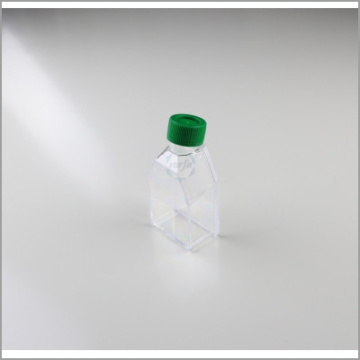 Laboratory Disposable Vent Cap 25cm2 Cell Culture Flask