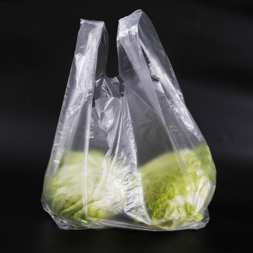 Non Woven Vest HDPE Shopping Bags with Transparent Color