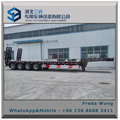 25t - 200tons 4 Achsen Low Bed Semi Truck Trailer