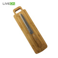 Bamboo Board With Bread Knife Set