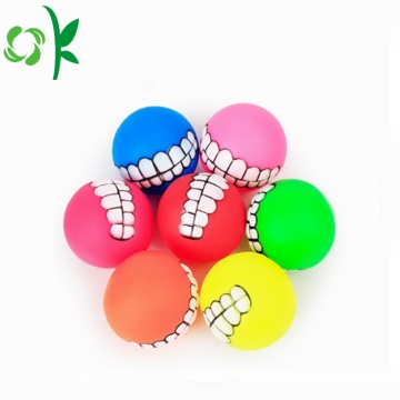 Смешные Pet Teether Силиконовая собака Chew Toy Balls