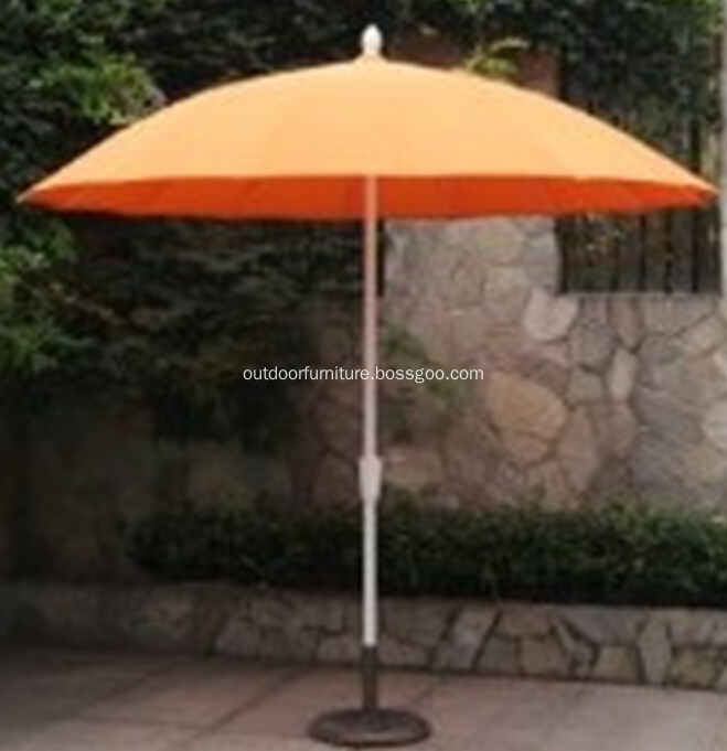 Aluminum Straight Pole Glassfibre Rib Umbrella