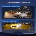 12 -Zoll -HDR -WDR -Auto DVR Mirror Dash Cam