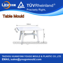 Molde de injeção plástica para mesa