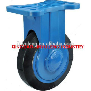 high quality 5" nylon bracket natural rubber mute activities castors