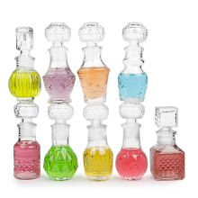 Luxury Mini 50ml Embossed Wine Glass Bottle Decanter