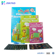 Tablero de dibujo luminoso fluorescente, conjunto de niños, regalo