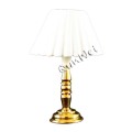 Dollhouse table lamp in brass base