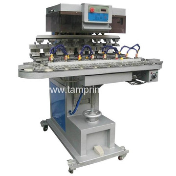 TM-C8 8 couleur plastique Table rotative Pad Printing Machine