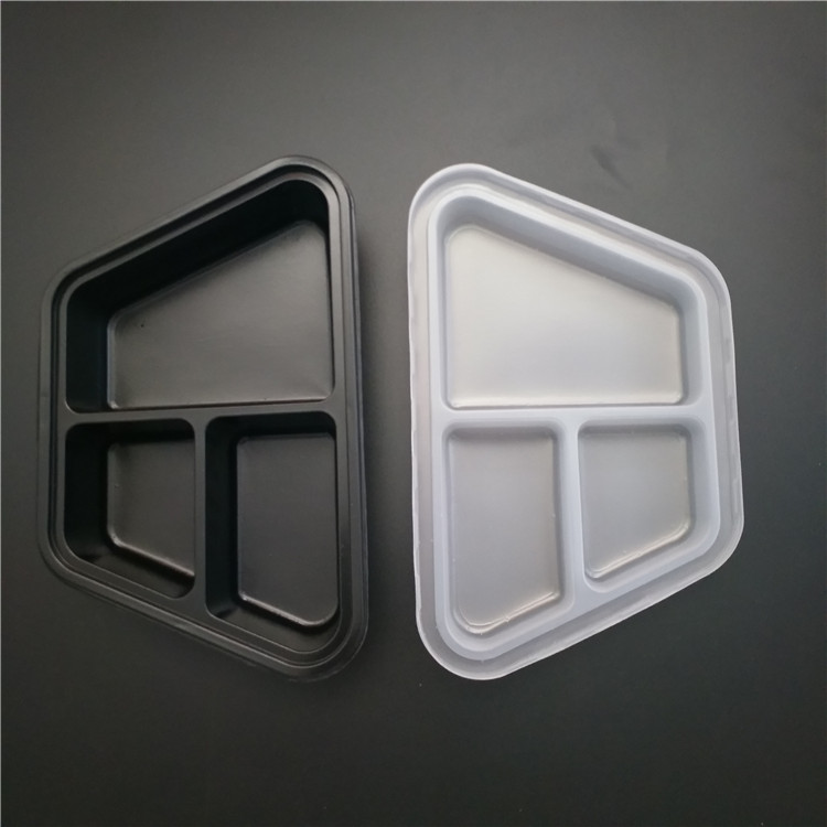 three compartment plate