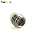 Stainless Steel White Plastic Headless Nylon Tip Set Screw