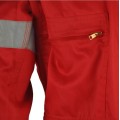 Seguridad Red Fire Retardant Algodón de trabajo Coverall