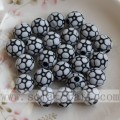 Colorful Football Beads with White Background Wholesale