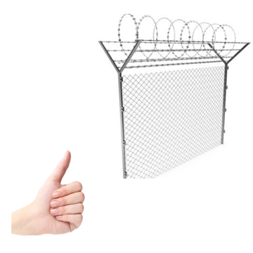 Campo Galvanizado Cadeia de Aço Link Fence