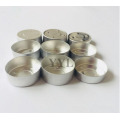 Roll edge aluminum empty tealight cups