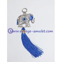 Blue Evil Eye  Amulet Evil Eye with Lucky elephant Amulet Decoration Ornament