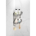 Rack de salle de bain de douche d&#39;angle de 2 packs