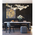 Ginkgo Biloba Leaf Ceramics Hotel Wholesale Chandelier