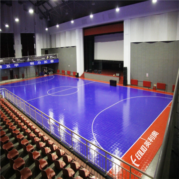 Plastic flooring for indoor soccer futsal