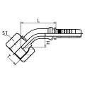 45 Grad ORFS weibliche Flachsitzarmaturen