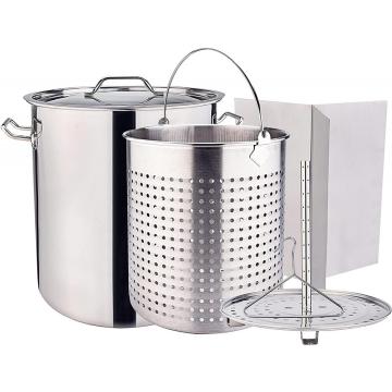 52qt Edelstahl Stock Pot