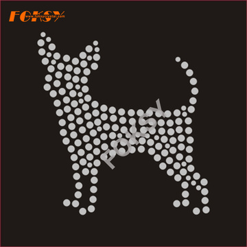 Dog Design Korean Hot-fix Rhinestone