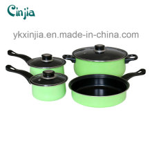 Cuisinière en acier au carbone 7PCS / Cuisinière / Sauce Pan / Casserole Set