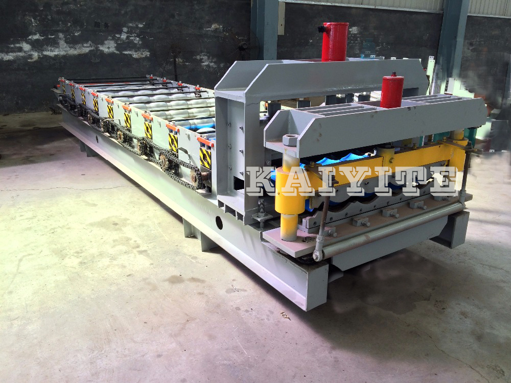 Glazed Steel Tile Roll Forming Machine