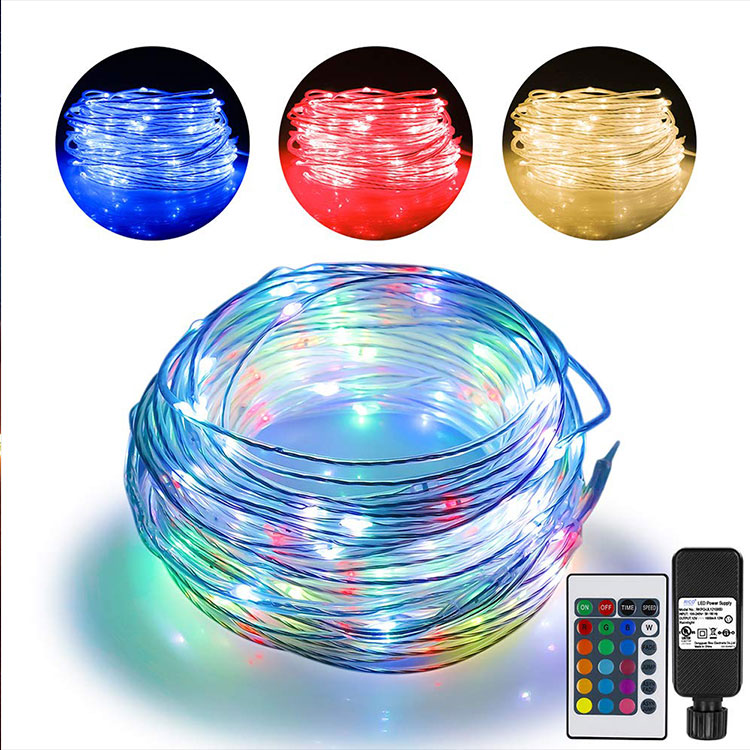 100m warm white festival led rope light