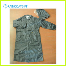 Rvc-169 100% Polyester PU Revestimento Polícia Raincoat