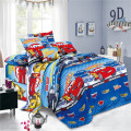 Cartoon Printed Polyester Voile Children Bedroom Sheets