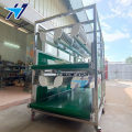 Double cooling belt conveyor