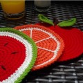 Hot sale New handmade circular insulation coaster cotton crochet placemat coaster