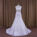 A-Line Wedding Dress Detachable Train