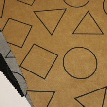 Geometry Designs Suede Fabrics for Coat/Jacket