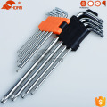 Vente chaude Meilleures clés hexagonales Gratuit échantillon HEX Allen Key Set