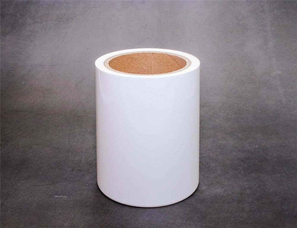 Self Adhesive Cast Coated Paper with white glassine