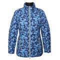 Ladies printed padding jacket flower pattern