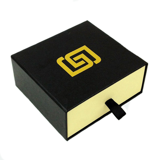 Black sliding gift box