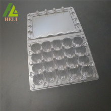 Conteneur de compartiment à œufs de caille en plastique 20 cellules