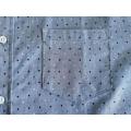 Men Causal Cotton Oxford Print Shirt