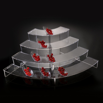 Elegante Perspex Food Displays, Acryl Buffet Display Riser