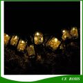 Solar Black 10PCS Small Horse String Lights for Christmas Holiday