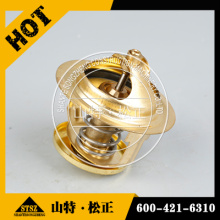 COLLECTEUR D&#39;EAU ET THERMOSTAT 600-421-6310 - KOMATSU