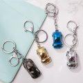 Mini model custom charm metal key ring chain